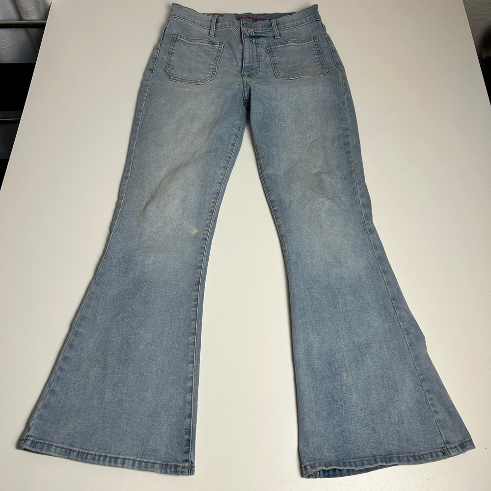 Lucky Brand Stevie High Rise Flare Jeans Light Wash Denim Size 6/28A